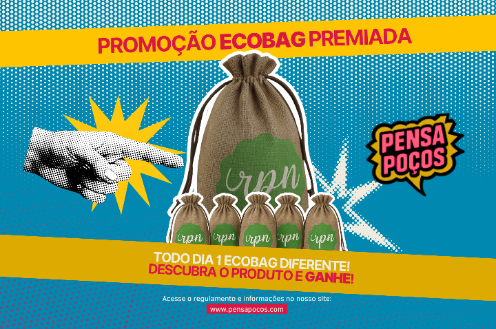 🎁 PROMOÇÃO: Ecobag Premiada ✨