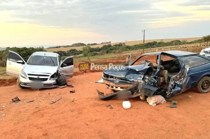 Criança de 11 anos ao volante causa acidente com sete feridos