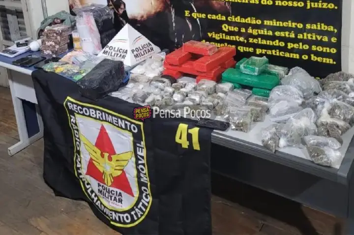 Delivery do crime: PM desmonta esquema de tráfico em Poços