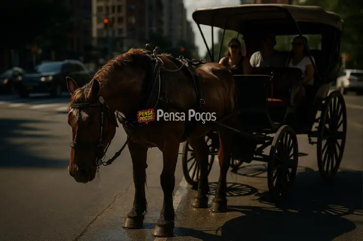 É Hora de Poços de Caldas Dizer Não às Charretes de Tração Animal