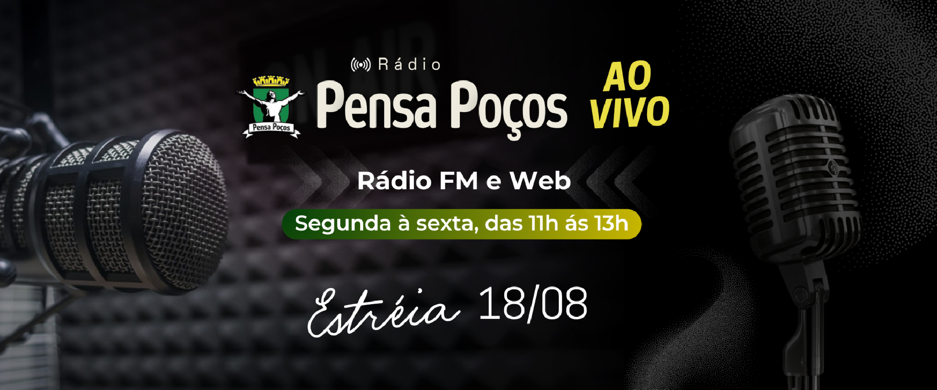 Pensa Poços na web e rádio AO VIVO