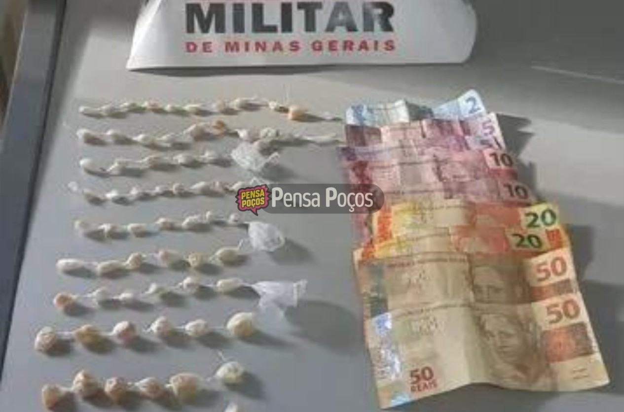 Mulher de 51 anos é presa com crack durante operação da PM em Poços