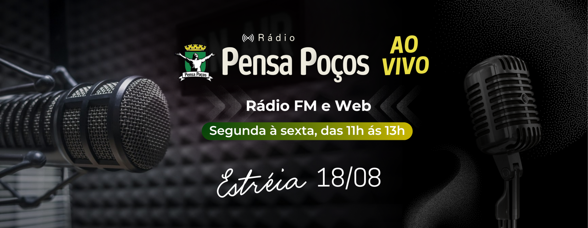Pensa Poços na web e rádio AO VIVO