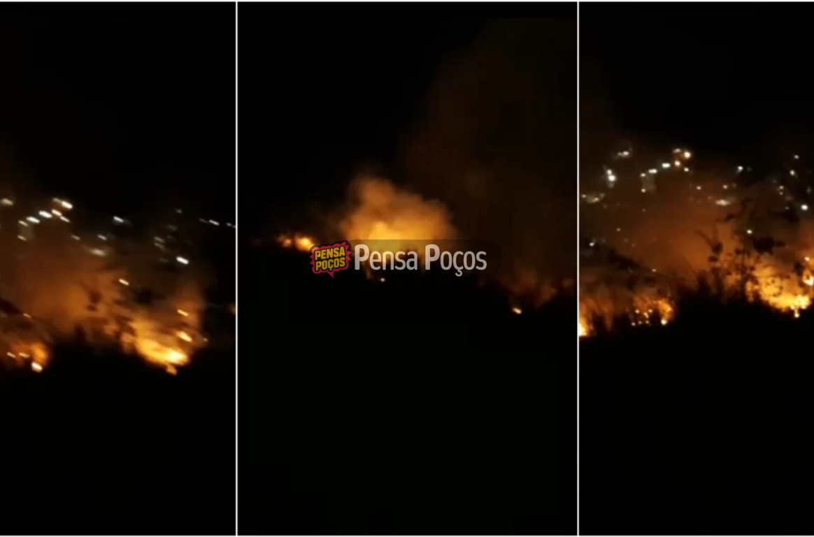 Poços enfrenta onda de incêndios em diferentes pontos da cidade