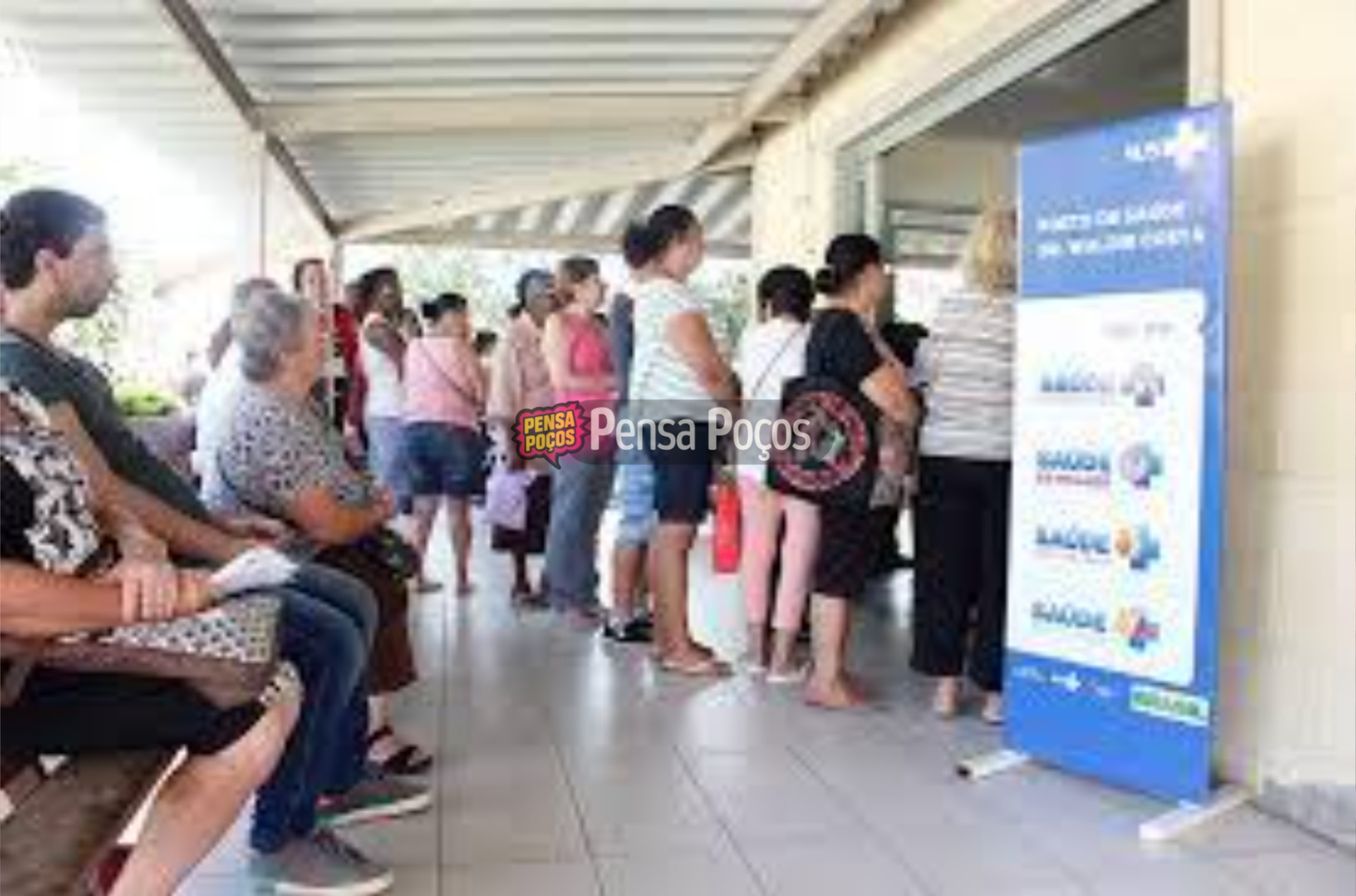 Milhares de pessoas estão na fila para realizar exames ! Vexame ...
